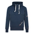 Champion Half Zip Asymmetric Pocket Logo Navy Blue Hoodie